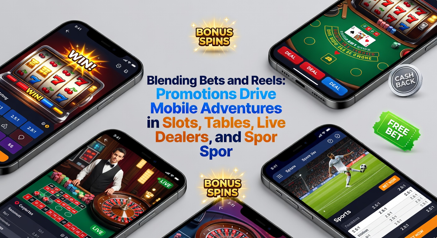 Split-screen view of a live blackjack dealer, roulette wheel, and in-play sportsbook bet on mobile