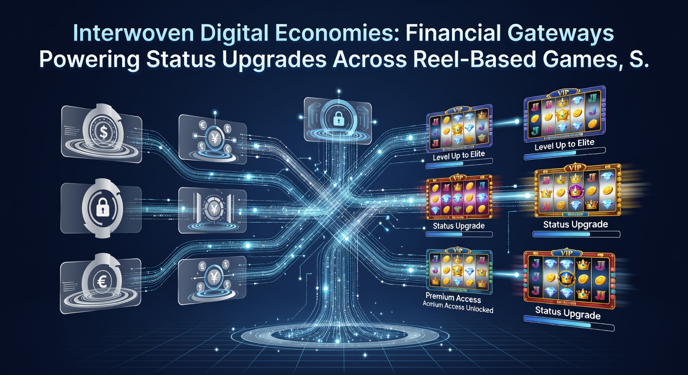 Visual representation of interconnected digital wallets supporting status tiers in gaming and sports betting platforms